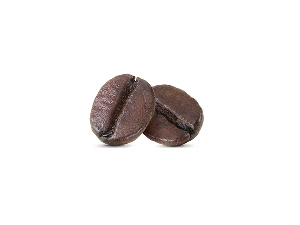 Roasted Coffee Beans Isolated White Background Shadow — Stock Photo, Image