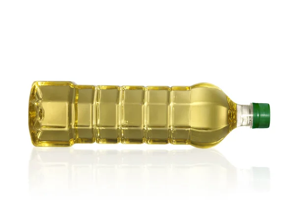Пляшка Ядра Palm Кулінарна Олія Ізольована Білому Тлі — стокове фото