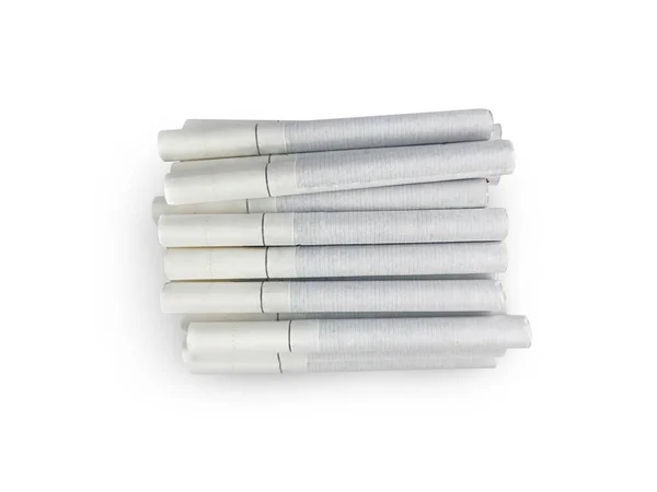 Cigarros Isolados Fundo Branco — Fotografia de Stock