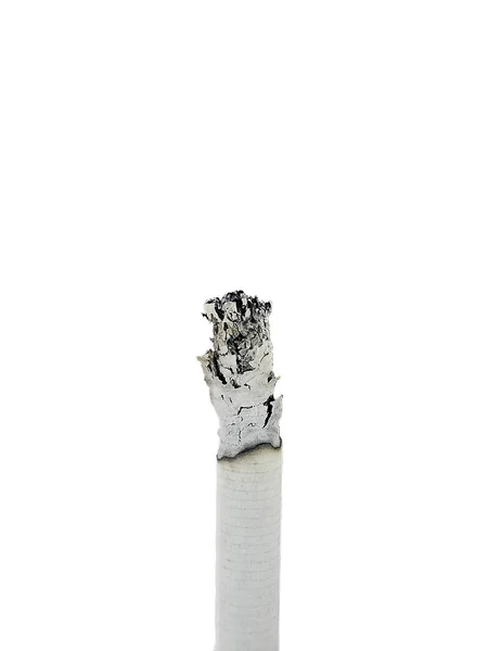 Die Zigarette Isoliert Auf Weißem Hintergrund — Stockfoto