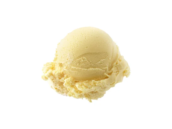 Gelato Palla Isolato Sfondo Bianco — Foto Stock