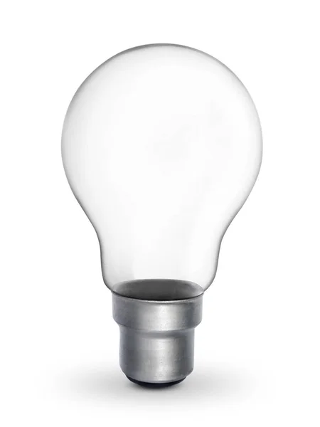 Lampadina Isolata Sfondo Bianco — Foto Stock