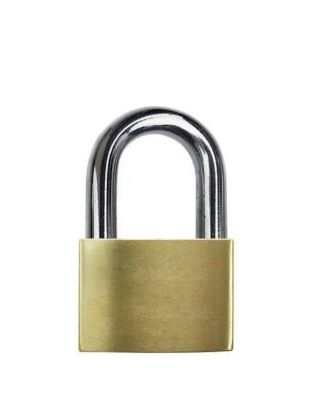 Lock Isolated White Background — Stock Photo, Image