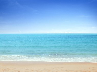 Yaz plajı ve tropikal deniz