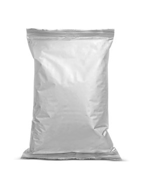 Foil yiyecek paketi modelleme, tasarım kullanımı şablonu