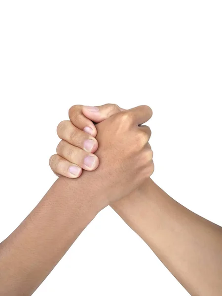 Γυναίκα Χέρια Απομονώνονται Λευκό Φόντο — Φωτογραφία Αρχείου