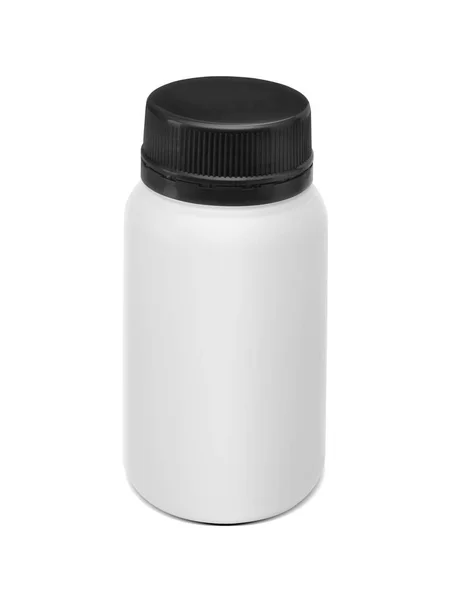 孤立的白色背景上的空药瓶 — 图库照片