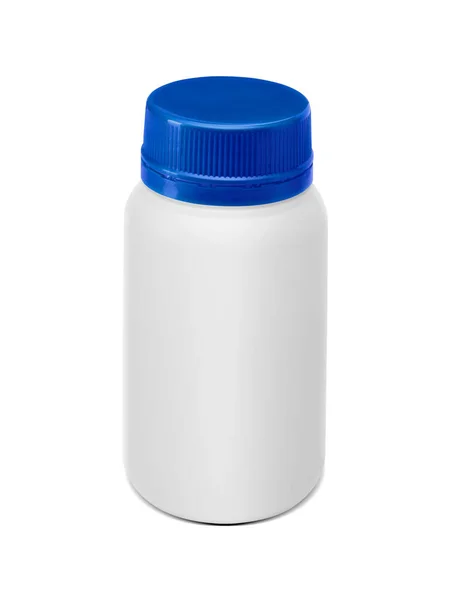 孤立的白色背景上的空药瓶 — 图库照片
