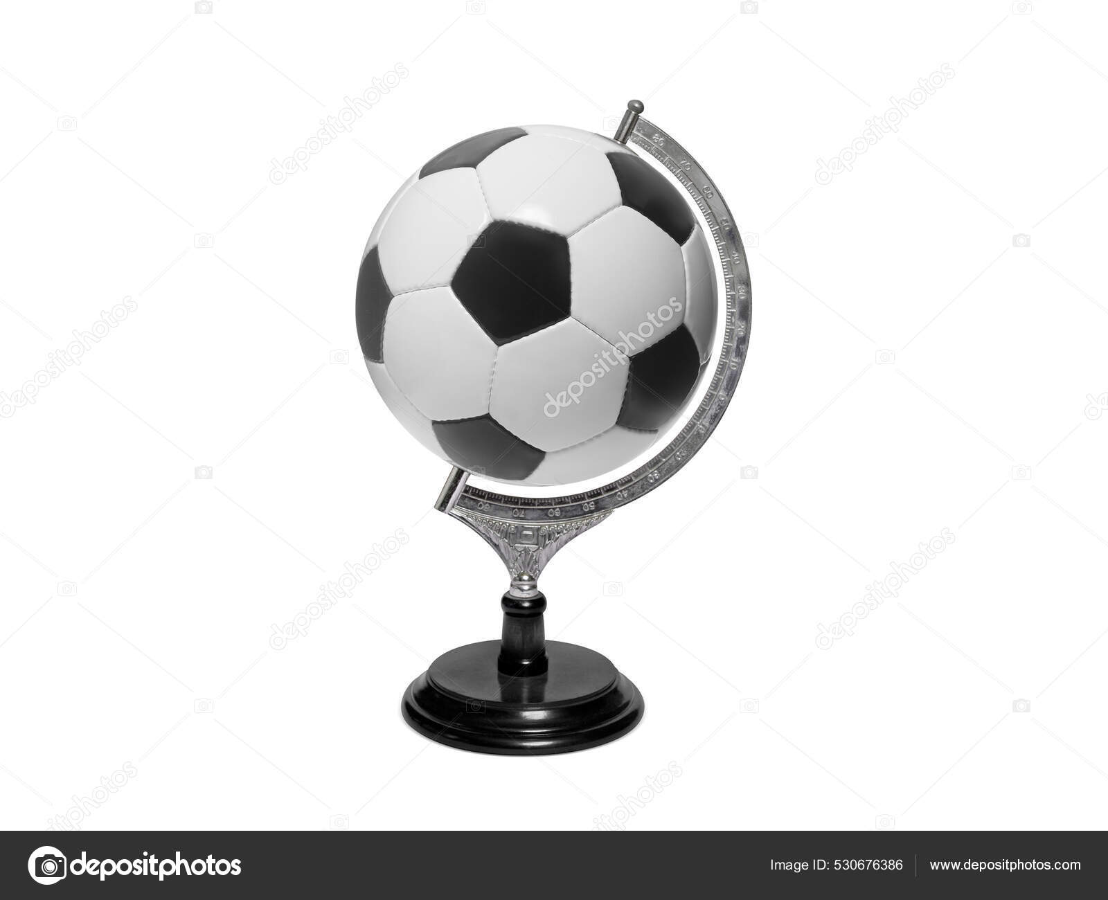 Globe Sphere Orb Football Concepts White Background Sport Concepts Stock Photo by ©thebest995
