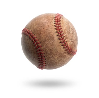 Baseball isolated on white background clipart