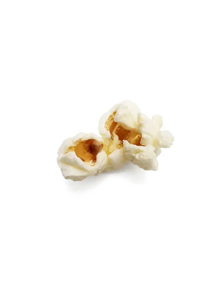 Popcorn Izolowany Białym Tle — Zdjęcie stockowe