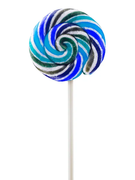 Retro Style Colorful Shape Lollipop White Background — Stock Photo, Image