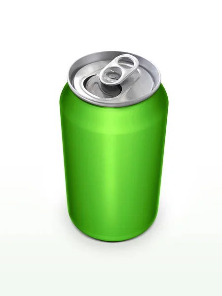 Aluminum Cans White Background Design — Stock Photo, Image