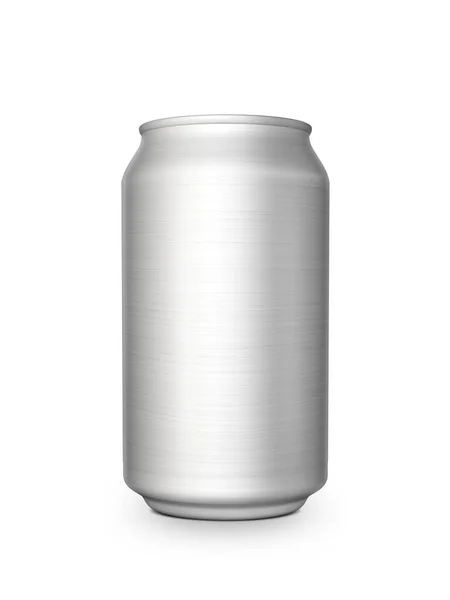白を基調としたアルミ缶デザイン — ストック写真
