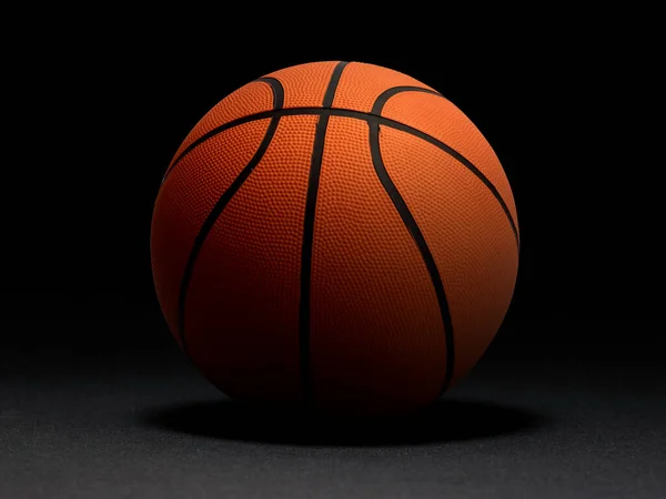 Basket Svart Bakgrund — Stockfoto
