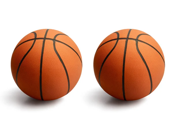 Баскетбол Изолированном Белом Фоне — стоковое фото