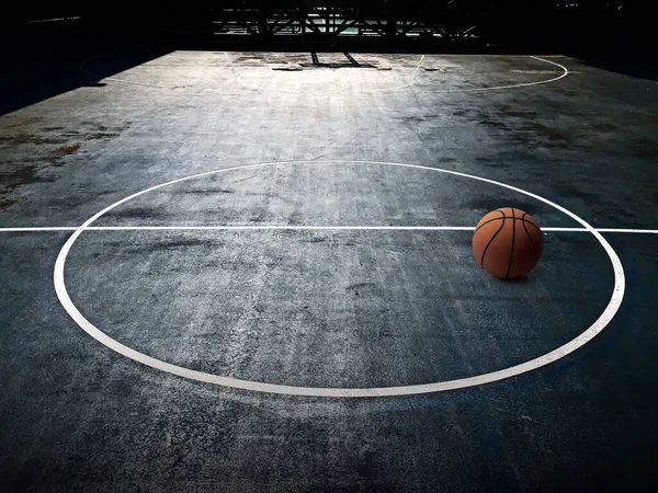 Баскетбол Открытом Воздухе — стоковое фото