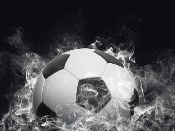 Football White Smoke Effect — Stock Photo, Image