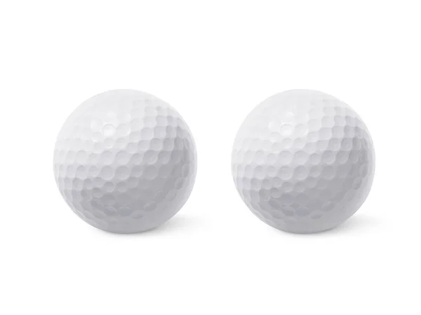 Golf Piłka Izolowana Białym — Zdjęcie stockowe