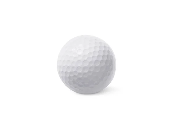 Golfbal Geïsoleerd Wit — Stockfoto