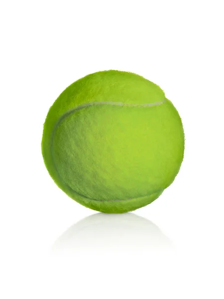 Tennisbal Geïsoleerd Een Witte Achtergrond — Stockfoto