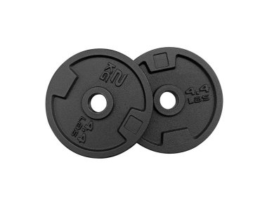 halter diskleri beyaz arkaplanda izole edildi