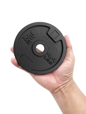 Beyaz arka planda ağır bir plaka var.