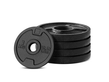 halter diskleri beyaz arkaplanda izole edildi