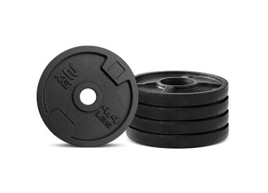 halter diskleri beyaz arkaplanda izole edildi