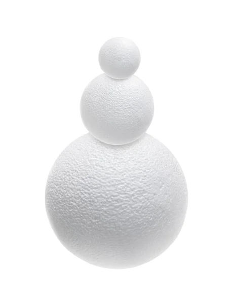 Μπάλα Από Φελιζόλ Λευκό Φόντο — Φωτογραφία Αρχείου