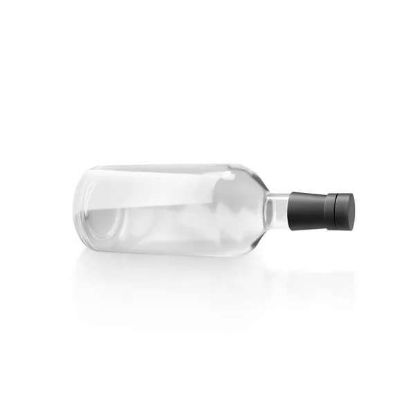 Blank Liquor Bottle Drink Product Mockup Render — Foto Stock