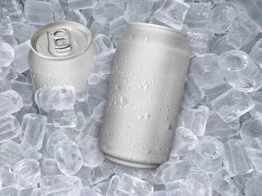 Soğuk içecek kutusu, sulu buz küpü. Yaz ferahlatıcı içecek