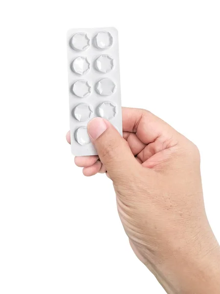 Orvosi Gyógyszer Csomag Használt Tabletták Gyógyszertár Gyógyszer Koncepció — Stock Fotó