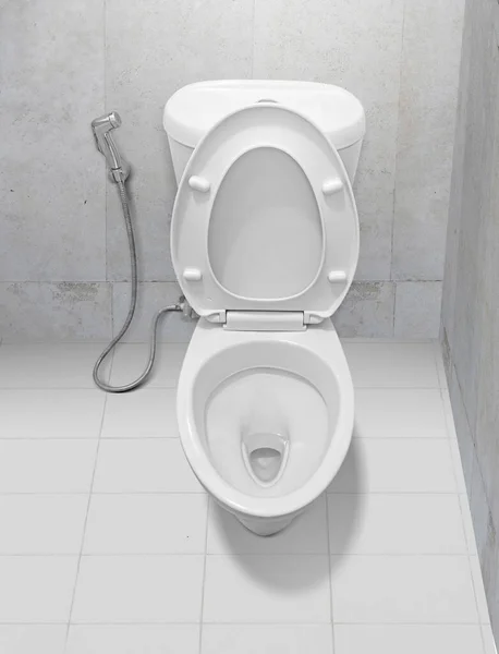 White Toilet Bowl Bathroom Royalty Free Stock Photos