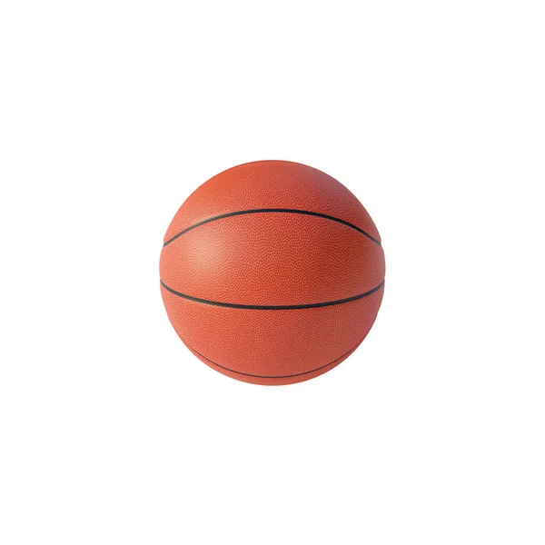在白色背景上孤立的篮球 — 图库照片