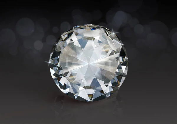 Dazzling Diamond White Shining Bokeh Background Concept Chossing Best Diamond — Stock Photo, Image