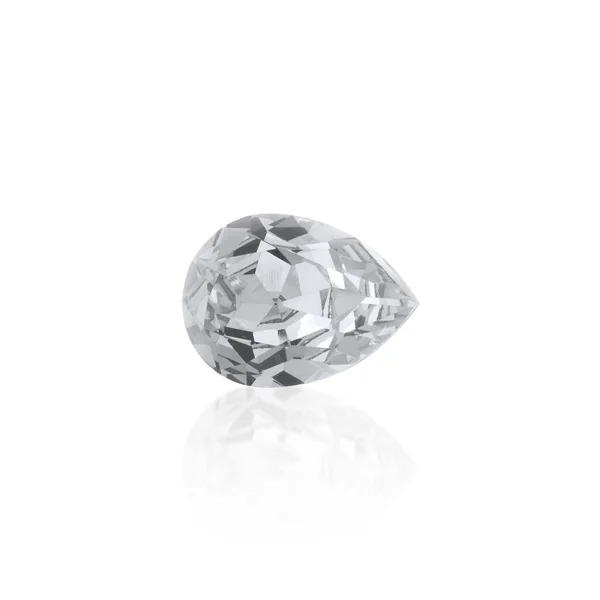 Dazzling Diamonds White Background — 스톡 사진