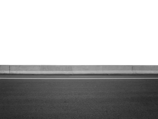 Empty streets on white background