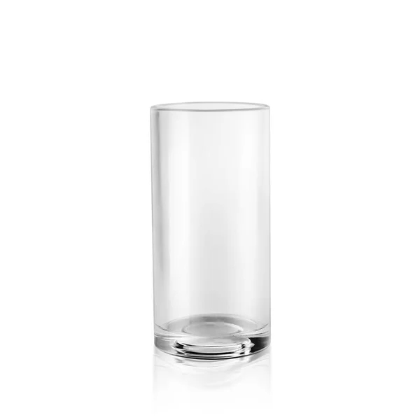 Empty Water Glass White Background Render — ストック写真