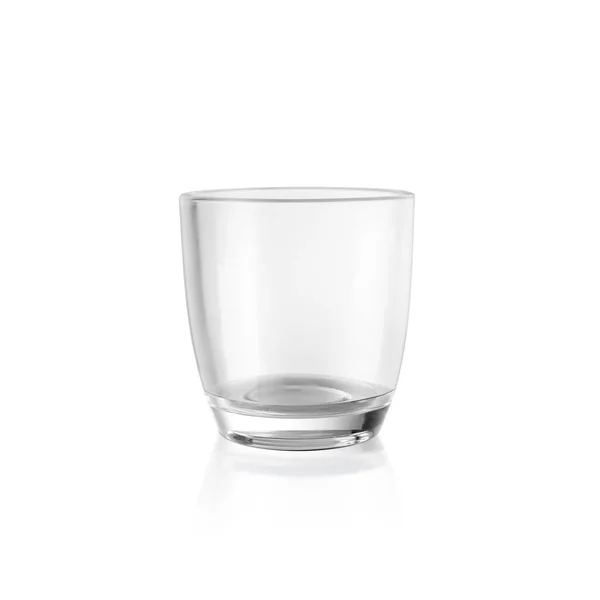 Empty Water Glass White Background Render — ストック写真