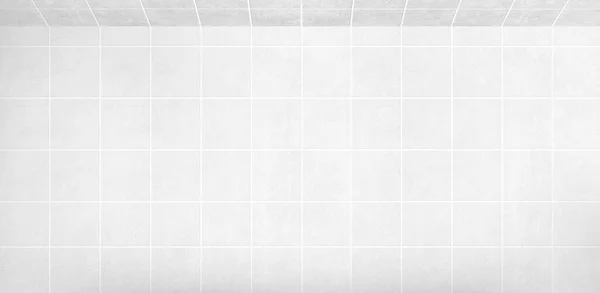 Вид Сверху Белая Керамическая Плитка Украшения Спальни — стоковое фото