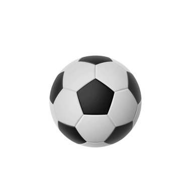 soccer ball isolated on a white background, 3D rendering