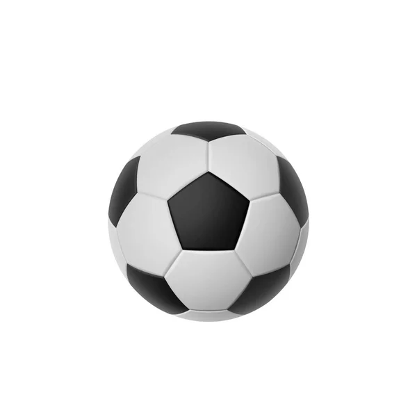 Soccer Ball Isolated White Background Rendering — Stok fotoğraf