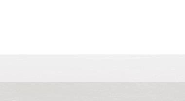 White wooden table top on white background. 3d render
