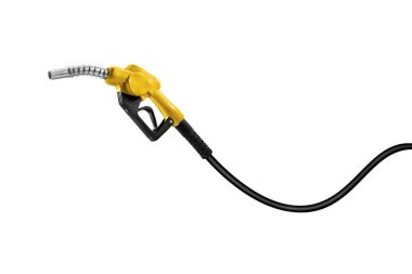 gasoline injector gasoline pump on white background
