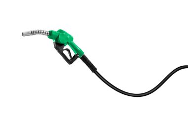 gasoline injector gasoline pump on white background