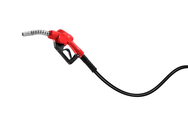 Gasoline Injector Gasoline Pump White Background — Stok fotoğraf