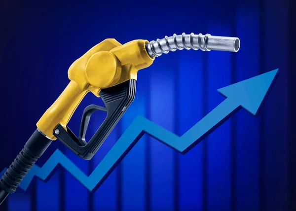 Concept Rising Price Gas — Stock Photo, Image