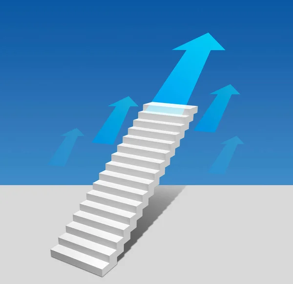 계단을 화살표 — 스톡 사진