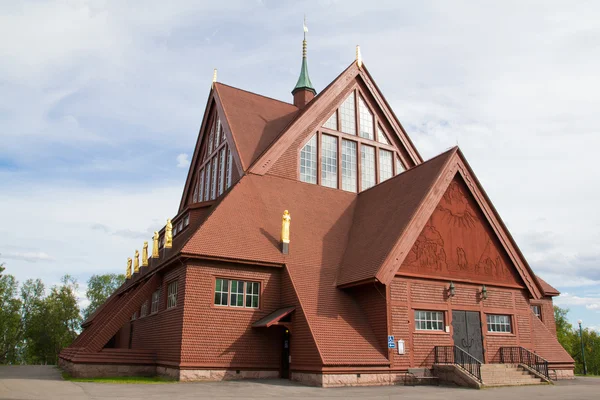 Ny svensk stad kyrka — Stockfoto